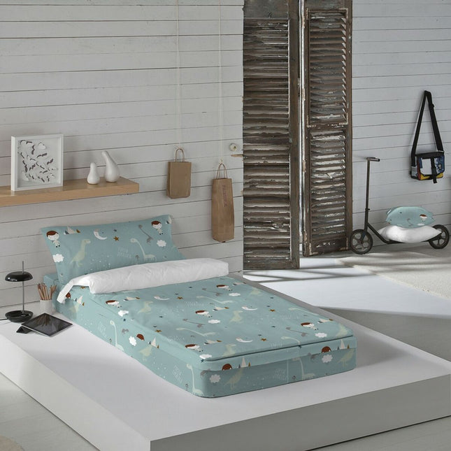 Bettbezug mit Füllung Haciendo el Indio Jurasic Green (90 x 190 cm) (Einzelmatratze)