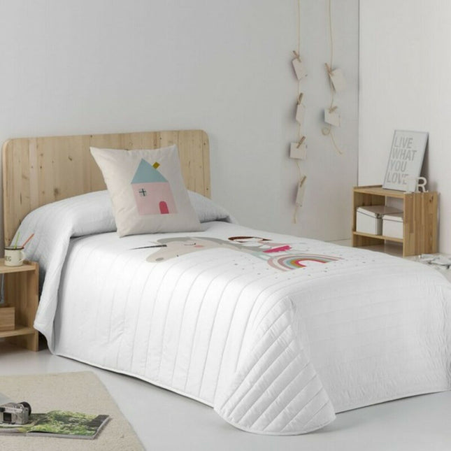 Wendbare Tagesdecke Haciendo el Indio Unicorn White