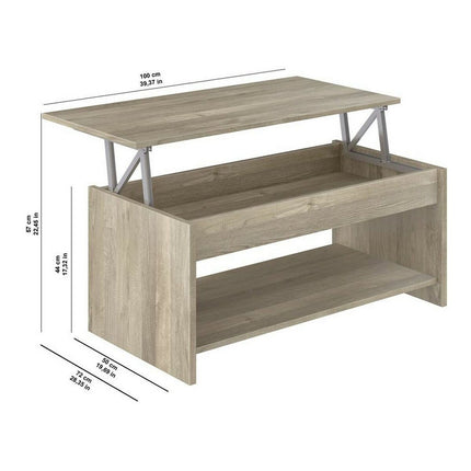 Höhenverstellbarer Couchtisch Happy Eg (100 x 50 x 44,6 cm)