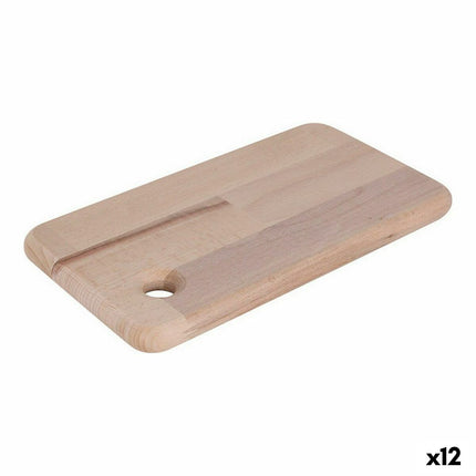 Schneidebrett Quttin Quttin Braun Holz 27 x 15 cm (12 Stück)