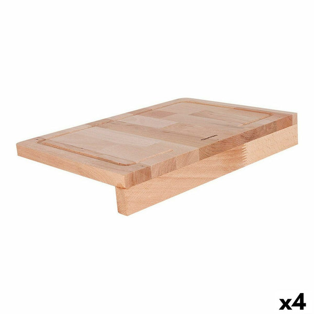 Schneidebrett Quttin Quttin Braun Holz 35 x 25 cm (4 Stück)