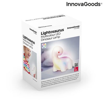 LED-Dinosaurierlampe, vielfarbig Lightosaurus InnovaGoods IG815318 (Restauriert A)