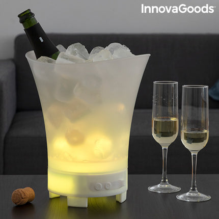 LED-Eiskübel mit wiederaufladbarem Lautsprecher Sonice InnovaGoods (Restauriert A+)