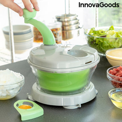 4 in 1 Schleuder, Schneidwerk und Rührgerät mit Zubehör und Rezepten Chopix InnovaGoods V0103292 (Restauriert A)