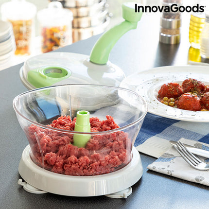 4 in 1 Schleuder, Schneidwerk und Rührgerät mit Zubehör und Rezepten Chopix InnovaGoods V0103292 (Restauriert A)