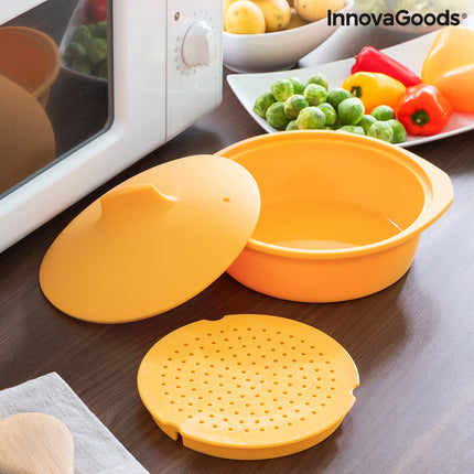 Multifunktionsdampfgarer aus Silikon mit Rezepten Silicotte InnovaGoods (Restauriert A)