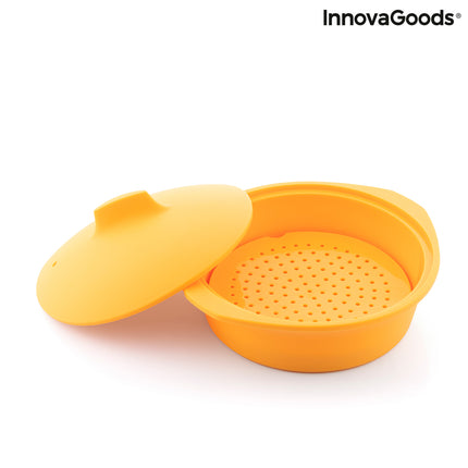 Multifunktionsdampfgarer aus Silikon mit Rezepten Silicotte InnovaGoods (Restauriert A)