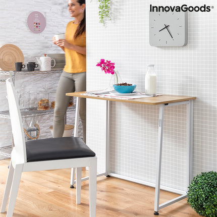 Klappschreibtisch Dolenkaf InnovaGoods Weiß (Restauriert A)