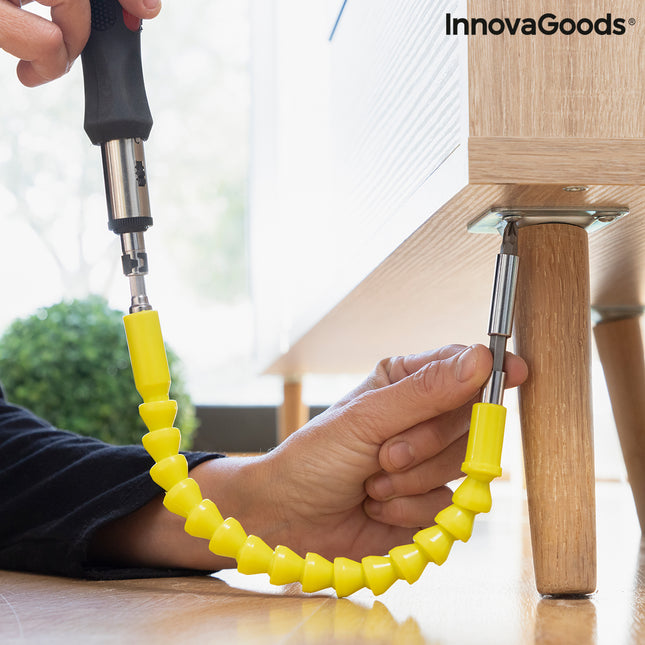 Biegsame magnetische Schraubendreherverlängerung mit Zubehör Drillex InnovaGoods 1 Stücke (Restauriert A+)