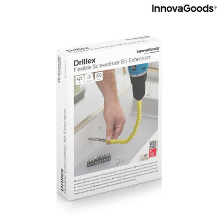 Biegsame magnetische Schraubendreherverlängerung mit Zubehör Drillex InnovaGoods 1 Stücke (Restauriert A+)