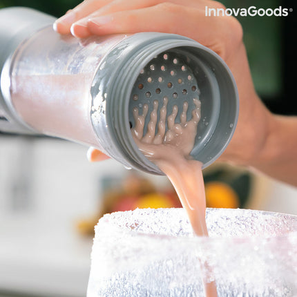 Wiederaufladbarer tragbarer Standmixer mit Becher Frubler InnovaGoods Bunt (Restauriert A)