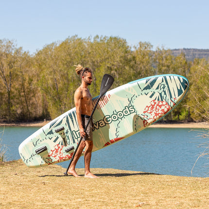 Aufblasbares Paddel-Board mit Zubehör Milos InnovaGoods 10' 305 cm