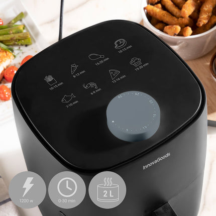 Fritteuse ohne Öl InnovaGoods Fryinn Lite 2000 Schwarz 1200 W 2 L