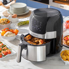 Fritteuse ohne Öl InnovaGoods Fryinn 3500 Schwarz Edelstahl 1400 W 3,5 L