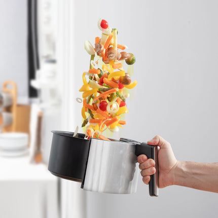 Fritteuse ohne Öl InnovaGoods Fryinn 3500 Schwarz Edelstahl 1400 W 3,5 L