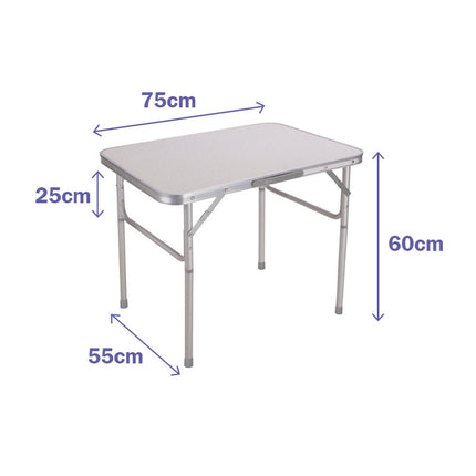 Table Klapptisch Marbueno 75 x 25/60 x 55 cm