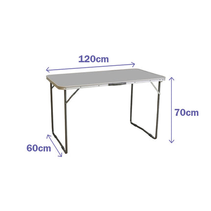 Table Klapptisch Marbueno 120 x 70 x 60 cm