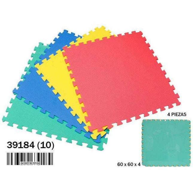 Puzzle Eva Teppich 60 x 60 x 4 cm (4 pcs)