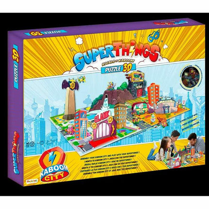 3D Puzzle SuperThings Kaboom City 40 x 57 x 75 cm
