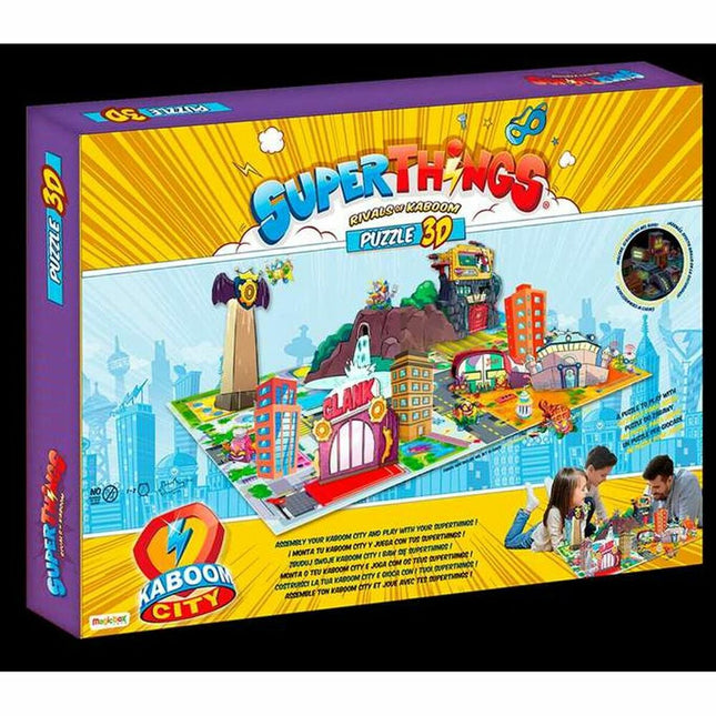 3D Puzzle SuperThings Kaboom City 40 x 57 x 75 cm