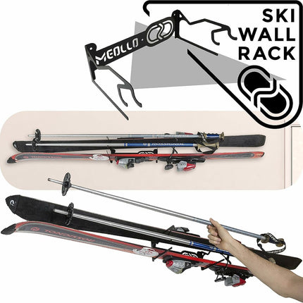 Wandhalterung für Ski Meollo