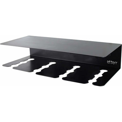 Flaschenregal Etterr Schwarz Kohlenstoffstahl 40 x 20 x 160 cm