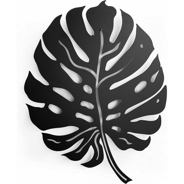 Wanddekoration Keluly Laken Schwarz Kohlenstoffstahl 43 x 31 x 13,5 cm