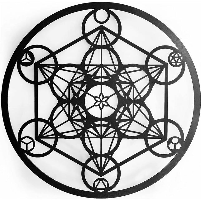 Wanddekoration Keluly Schwarz Kohlenstoffstahl Minimalistisch 43 x 31 x 13,5 cm