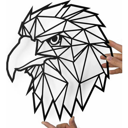Wanddekoration Keluly Águila Schwarz Kohlenstoffstahl 43 x 31 x 13,5 cm
