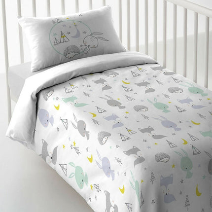 Bettbezug für Babybett Cool Kids Let'S Dream Reversibel 100 x 120 + 20 cm 60 cm Babybett