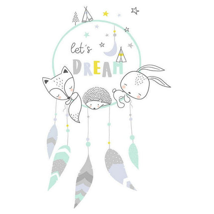 Bettbezug für Babybett Cool Kids Let'S Dream Reversibel 100 x 120 + 20 cm 60 cm Babybett