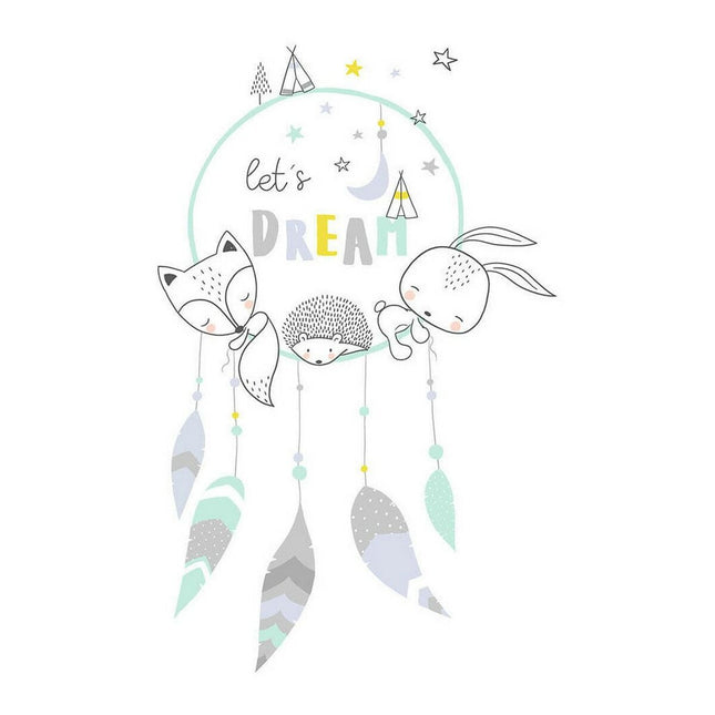 Oberes Betttuch für Kinderbett Cool Kids Let'S Dream A 120 x 180 cm (80 cm Babybett)