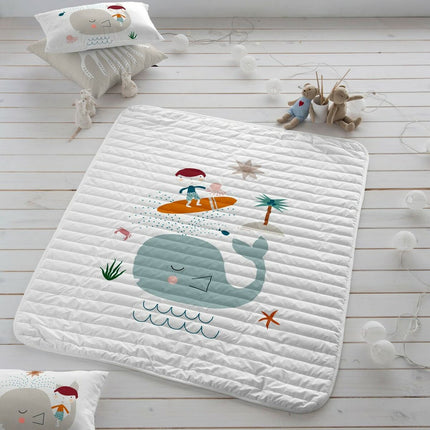 Steppdecke Haciendo el Indio Surf Reversibel 100 x 130 cm