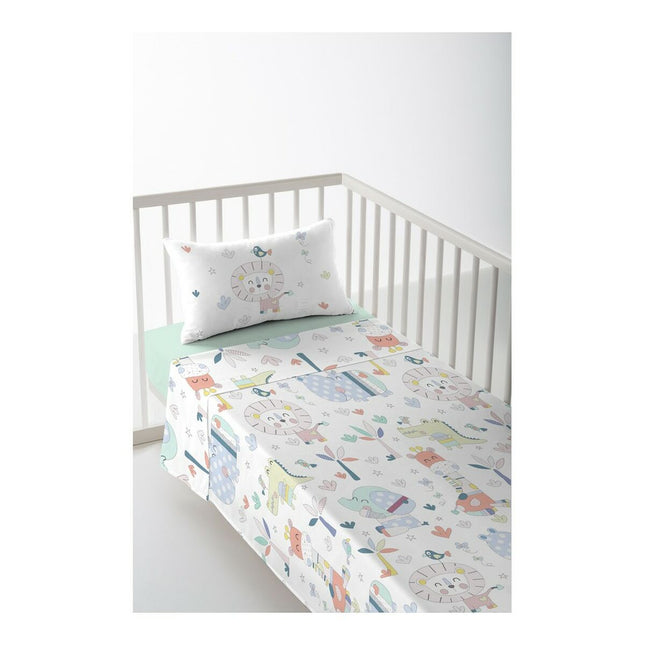 Oberes Betttuch für Kinderbett Cool Kids Jungle 120 x 180 cm (80 cm Babybett)