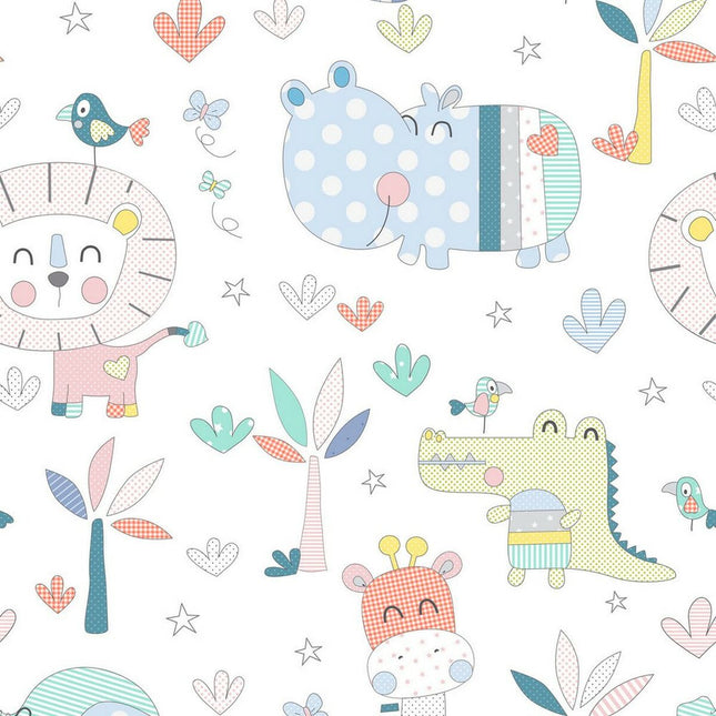 Bettbezug für Babybett Cool Kids Jungle 80 cm Babybett (115 x 145 + 20 cm)
