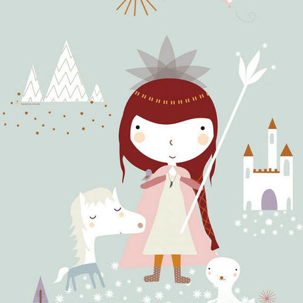 Bettdeckenbezug Haciendo el Indio Lady Snow Reversibel Einzelmatratze (150 x 220 cm)