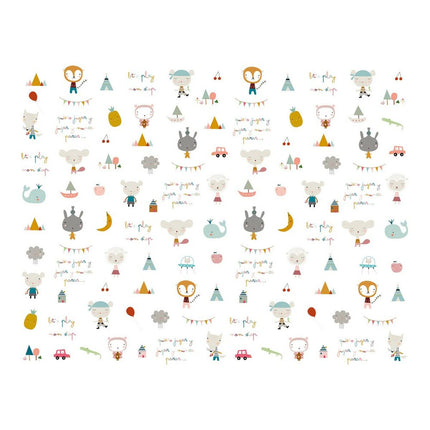 Oberes Betttuch für Kinderbett Haciendo el Indio Play 120 x 180 cm (80 cm Babybett)