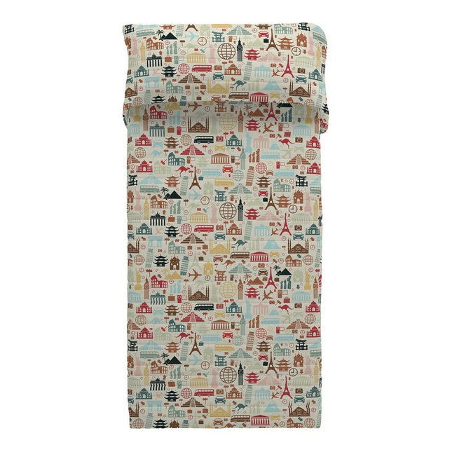 Steppdecke Cool Kids Postcards 180 x 260 cm