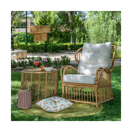 Sessel 77,5 x 64 x 94 cm natürlich Rattan