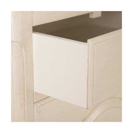 Anrichte LUCERNA 148 x 45,5 x 88 cm natürlich Holz Creme DMF