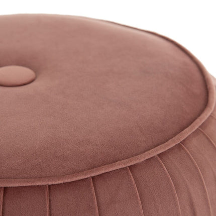 Puff synthetische Stoffe Rosa Holz 43 x 43 x 42 cm