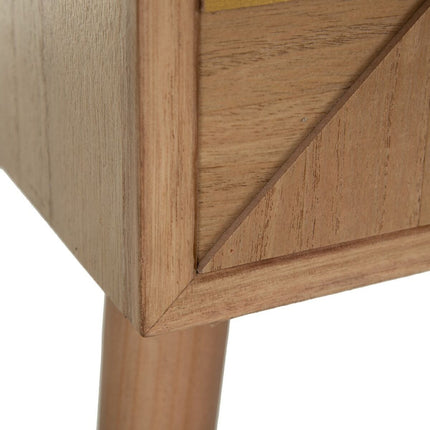 Schreibtisch BONNARD 89 x 30 x 78,5 cm natürlich Gold Holz