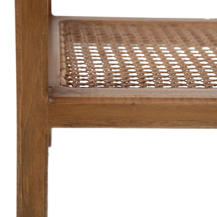 Anrichte BATARI 80 x 40 x 90 cm natürlich Holz Rattan