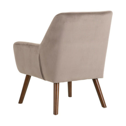 Sessel 67 x 67 x 81,5 cm synthetische Stoffe Holz Taupe