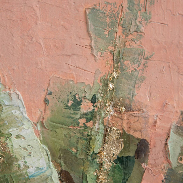 Leinwand 50 x 2,8 x 100 cm Vase