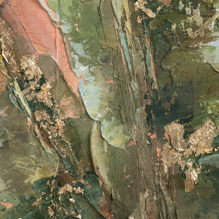 Leinwand 50 x 2,8 x 100 cm Vase