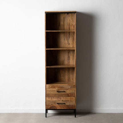 Regal AVA 55 x 40 x 190 cm natürlich Mango-Holz