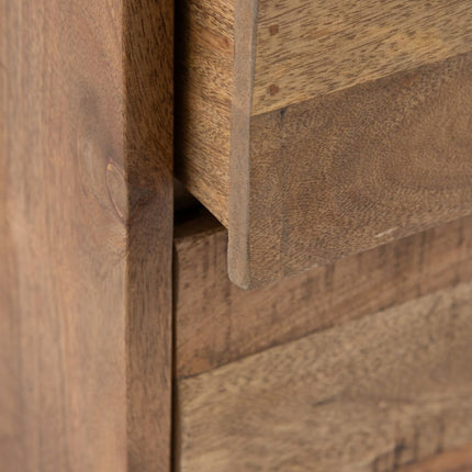 Regal AVA 55 x 40 x 190 cm natürlich Mango-Holz
