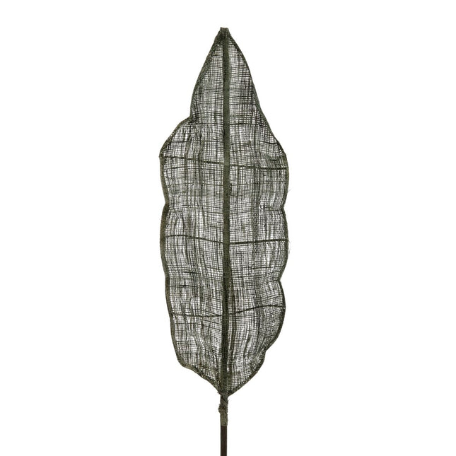 Zweig 20 x 8 x 200 cm Grau grün Naturfaser