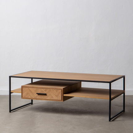Couchtisch SPIKE 120 x 60 x 42,5 cm Metall Holz